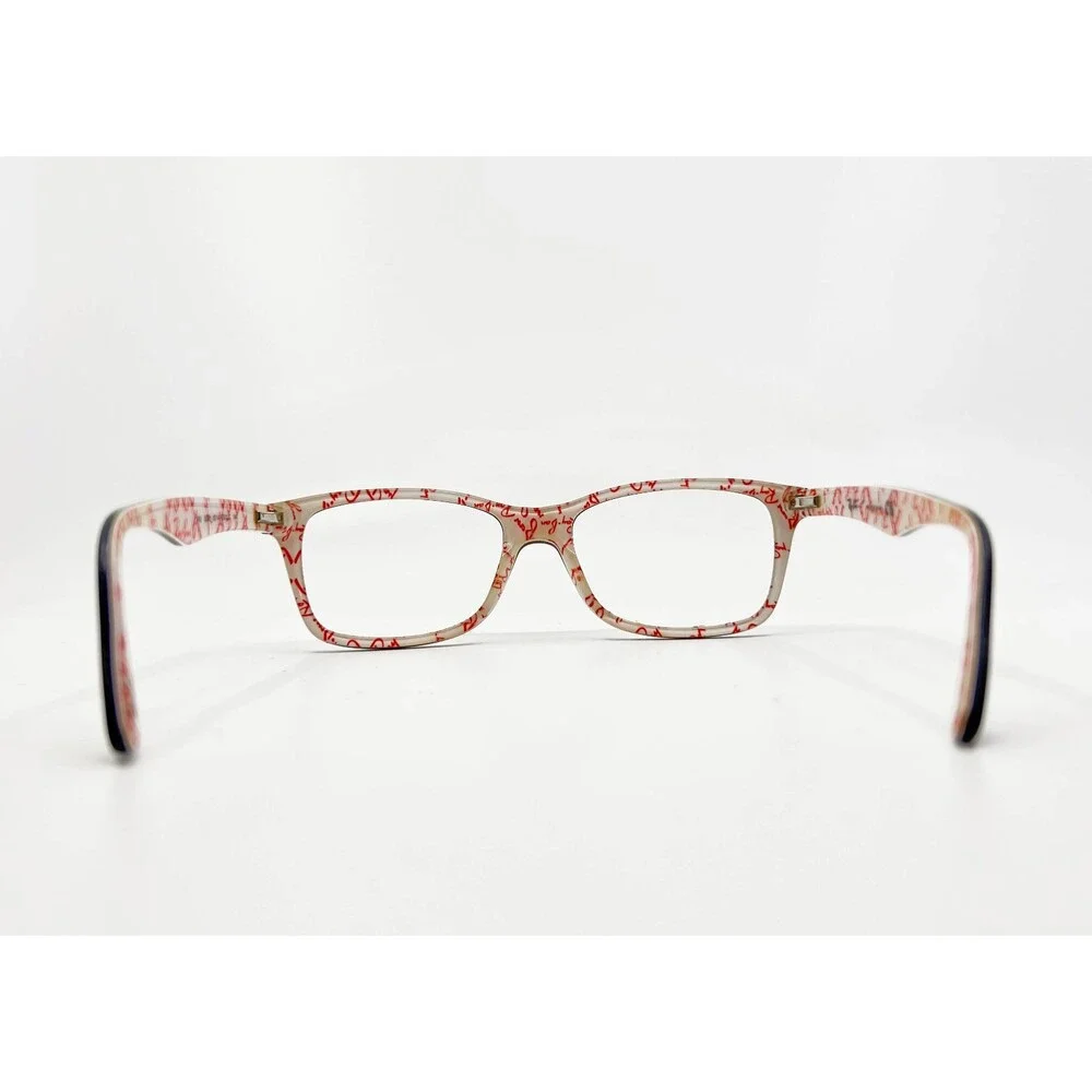 Ray-Ban RB 5228 5014 Black Red Eyeglasses Frames 53-17-140 - Picture 4 of 7